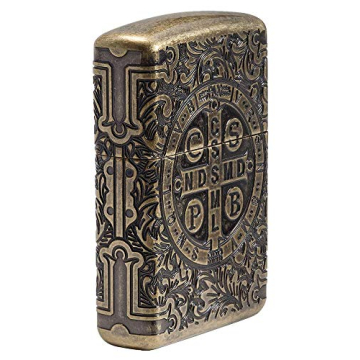 Zippo St Benedict Design Pocket Lighter
