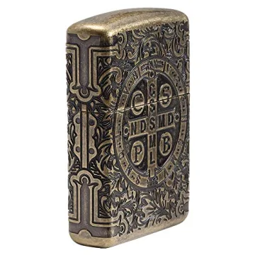 Zippo St Benedict Design Pocket Lighter