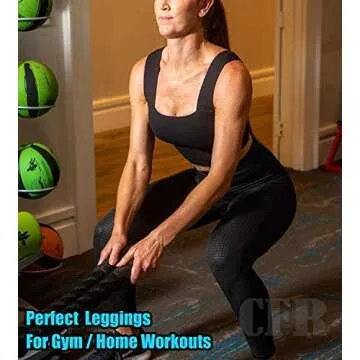CFR High Waist Yoga Pants for Active Women in Black M