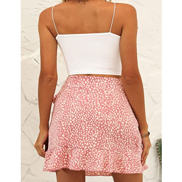 Trendy Naggoo Women's Floral Mini Skirt - Perfect for Summer Style