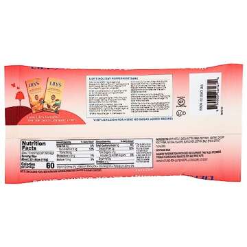 LILYS CHOCOLATE Peppermint Flavor Baking Chips, 9 OZ