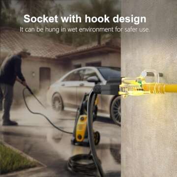 Heavy Duty 50ft Outdoor Extension Cord – 12/3 Gauge