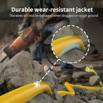 Heavy Duty 50ft Outdoor Extension Cord – 12/3 Gauge