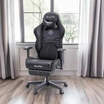 AutoFull Gaming Chair with Ergonomic Lumbar Support