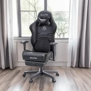 AutoFull Gaming Chair with Ergonomic Lumbar Support