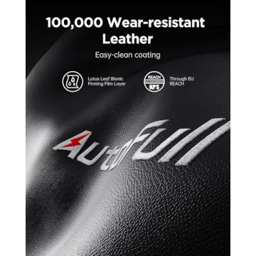 AutoFull Gaming Chair with Ergonomic Lumbar Support