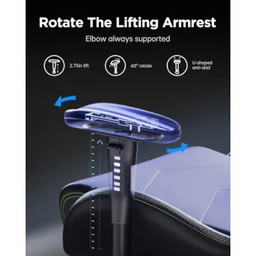 AutoFull Gaming Chair with Ergonomic Lumbar Support