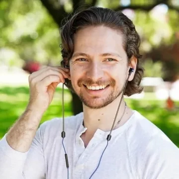 DefenderShield Air Tube Stereo Earbuds for Sound Safety and Quality