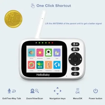 HelloBaby Baby Monitor with Infrared Night Vision
