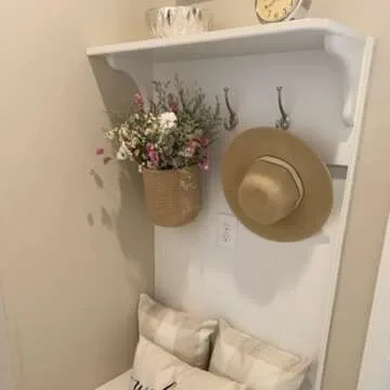 HUAESIN Natural Dried Flowers Bouquet Dried Cotton Stem Lover Grass Gypsophila Myosotis Sylvatica Farmhouse Artificial Flowers for Filler Floral Arrangement DIY Home Party Decor