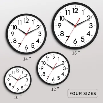 AKCISOT Silent Wall Clock - Modern and Stylish Design