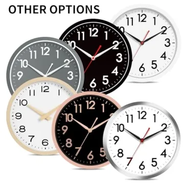 AKCISOT Silent Wall Clock - Modern and Stylish Design
