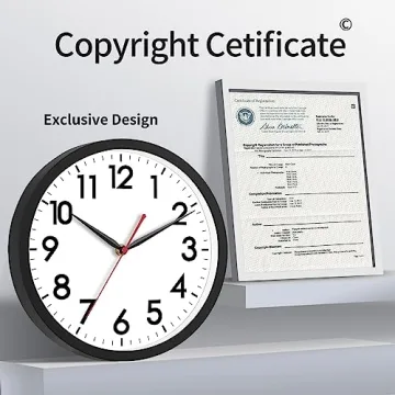 AKCISOT Silent Wall Clock - Modern and Stylish Design
