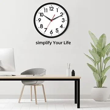 AKCISOT Silent Wall Clock - Modern and Stylish Design