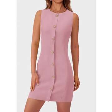 PRETTYGARDEN Women's Elegant Work Dress Summer 2025