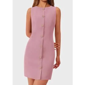 PRETTYGARDEN Women's Elegant Work Dress Summer 2025