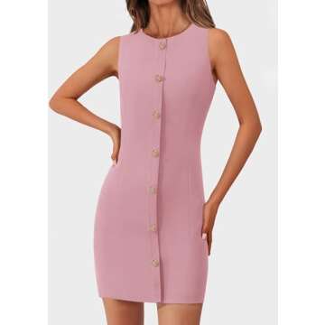 PRETTYGARDEN Women's Elegant Work Dress Summer 2025