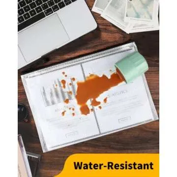 Smarpau Mesh Zipper Pouch, 24 Pack 8 Sizes Plastic Zipper Pouches for Organizing, Multipurpose Waterproof Zipper Bags for Travel, Office, Home Storage, Black