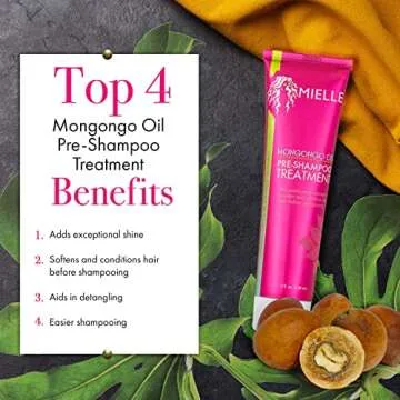 Mielle Organics Mongongo Oil Pre-Shampoo Treatment - 5 oz