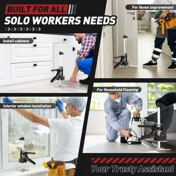 15-Inch Heavy-Duty Construction Jack with 550 lbs Support