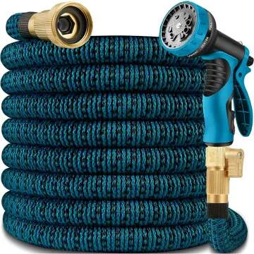 Flexible 50ft Expandable Garden Hose with Nozzle