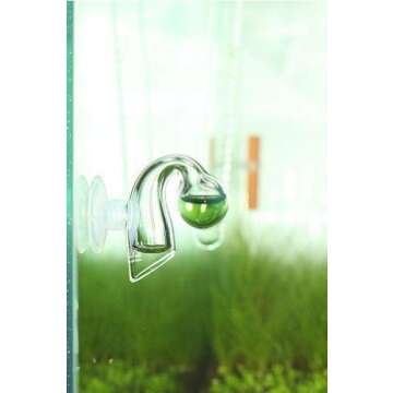 Rhinox Glass Drop Checker Kit – 3 Seconds to Read CO2 Levels - 3 Minutes to Setup - Fastest Way to Ensure Sufficient Co2 in Planted Aquarium - Color Change Reflects the Level of CO2