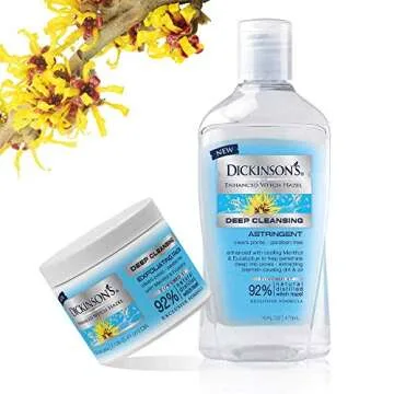 Dickinson's Witch Hazel Exfoliating Pads, 60 Count