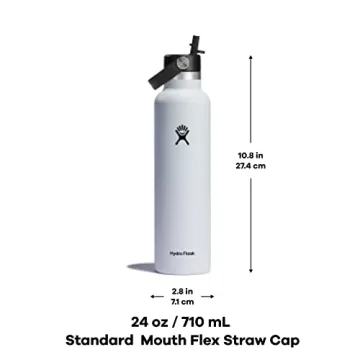 Hydro Flask 24 oz Insulated Bottle with Straw Cap