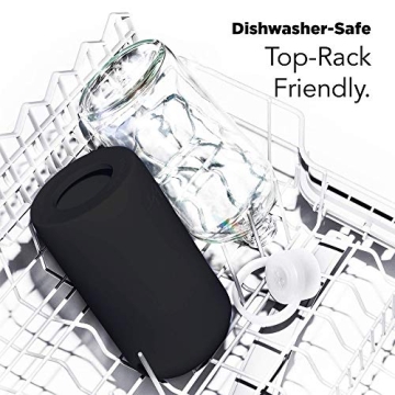 bkr Little Spiked 16oz Reusable Glass Water Bottle