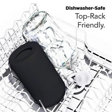 bkr Little Spiked 16oz Reusable Glass Water Bottle