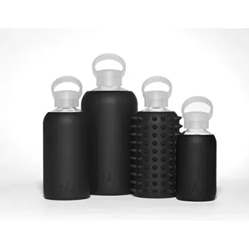 bkr Little Spiked 16oz Reusable Glass Water Bottle