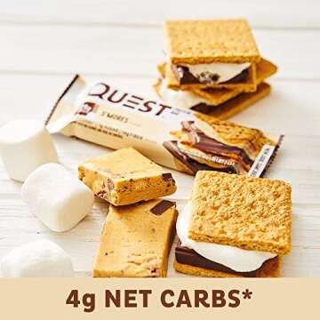 QUEST, Protein Bar, S'Mores, 1 ct, 2.12 oz bar