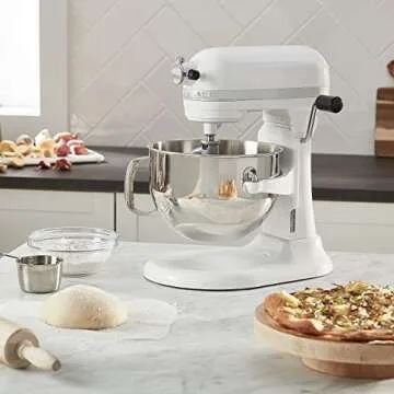 KitchenAid KP26M1XWH 6 Qt. Professional 600 Series Bowl-Lift Stand Mixer - White