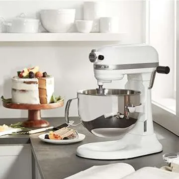 KitchenAid KP26M1XWH 6 Qt. Professional 600 Series Bowl-Lift Stand Mixer - White