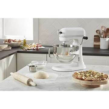 KitchenAid KP26M1XWH 6 Qt. Professional 600 Series Bowl-Lift Stand Mixer - White