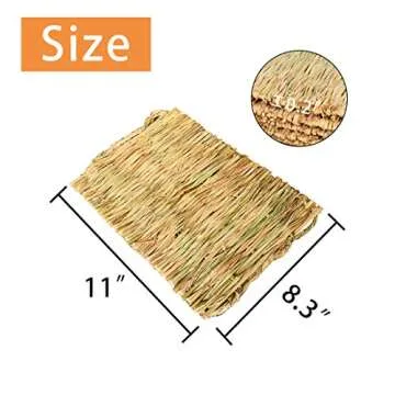 Buy PINVNBY Rabbit Grass Mat for Small Pets Comfort
