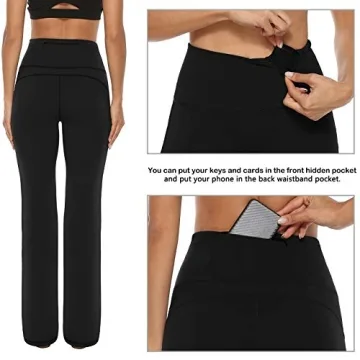 Buy AFITNE Yoga Pants - High Waisted Bootcut, Stylish & Functional