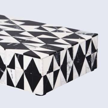 Handmade Harlequin Decorative Jewelry Box Organizer