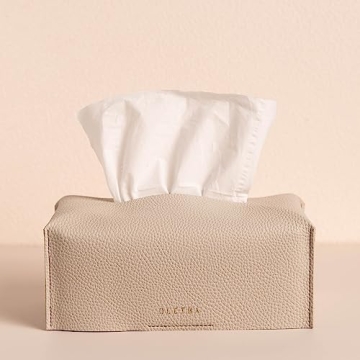 Stylish OLETHA Rectangle Tissue Box Cover for Home Decor