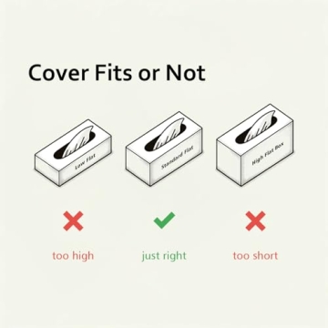 Stylish OLETHA Rectangle Tissue Box Cover for Home Decor