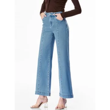 Sidefeel Women's Stretchy Baggy High Waisted Jeans