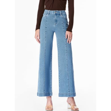 Sidefeel Women's Stretchy Baggy High Waisted Jeans