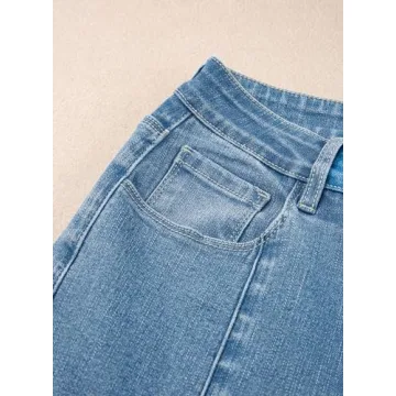 Sidefeel Women's Stretchy Baggy High Waisted Jeans