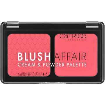 Catrice | Blush Affair Cream & Powder Palette | Highly Pigmented Radiant Cream & Soft Matte Powder |...