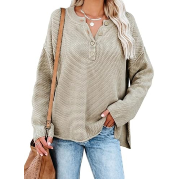 SHEWIN Oversized Women's Fashion Sweater for Fall