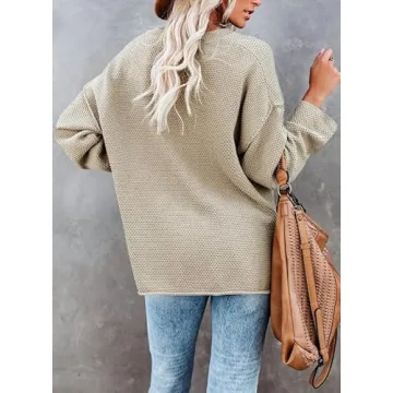 SHEWIN Oversized Women's Fashion Sweater for Fall