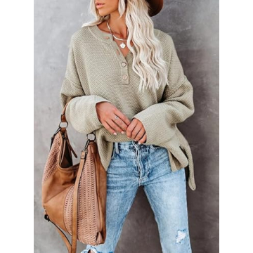 SHEWIN Oversized Women's Fashion Sweater for Fall