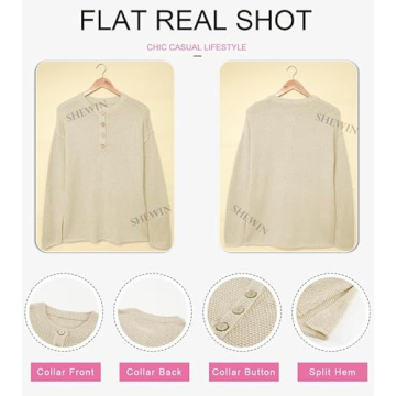 SHEWIN Oversized Women's Fashion Sweater for Fall