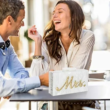 Stylish MRS Clutch Purse for Wedding Parties & Events