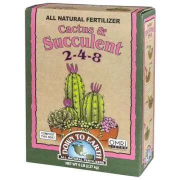 Organic Cactus & Succulent Fertilizer for Thriving Gardens
